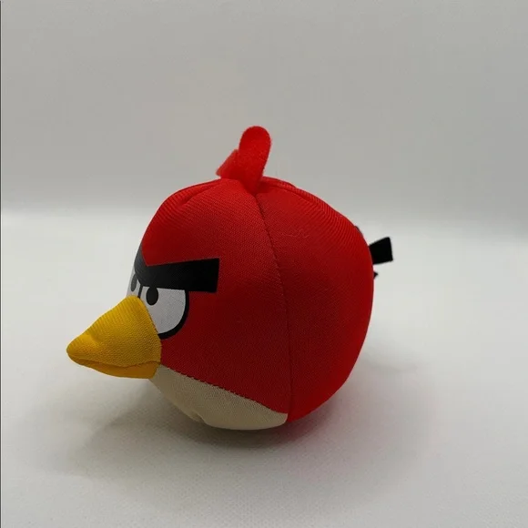 Red Angry Birds Plush Toy 2012 by Tactic Rovio Small Size - Picture 2 of 10